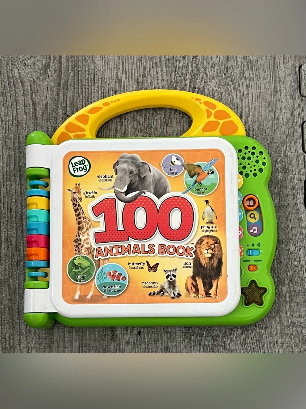 LeapFrog 100 Animals Electronic Interactive Learning Game Book, LeapFrog